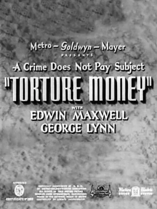 Постер Деньги на мучениях (1937)