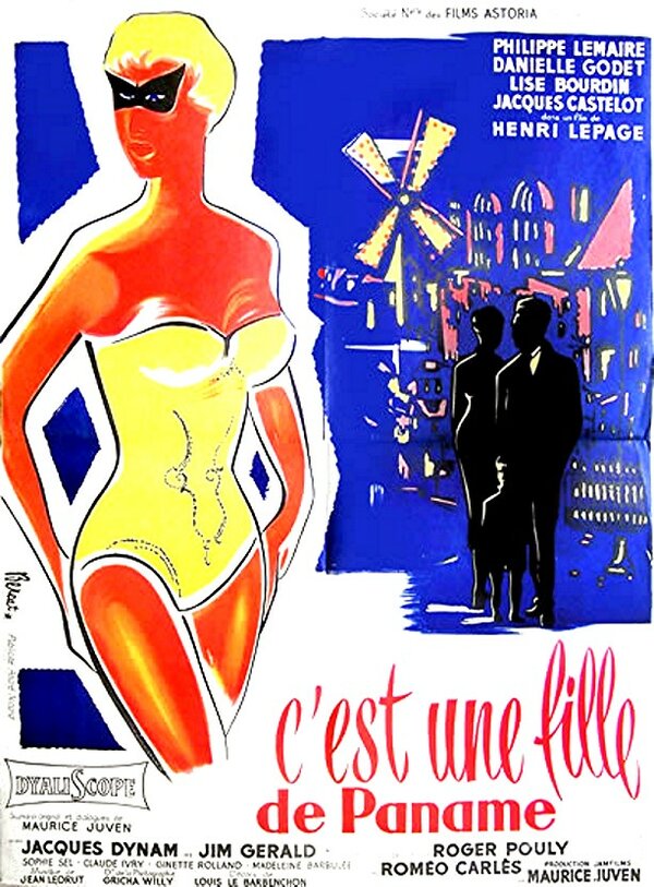 Постер фильма C'est une fille de Paname