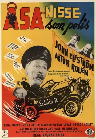 Постер Åsa-Nisse som polis (1960)