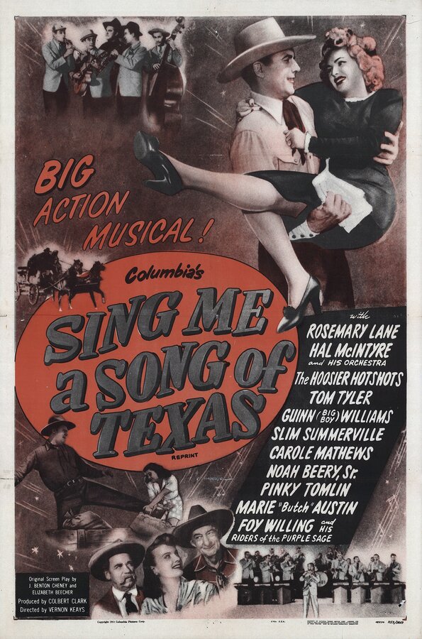 Постер фильма Sing Me a Song of Texas