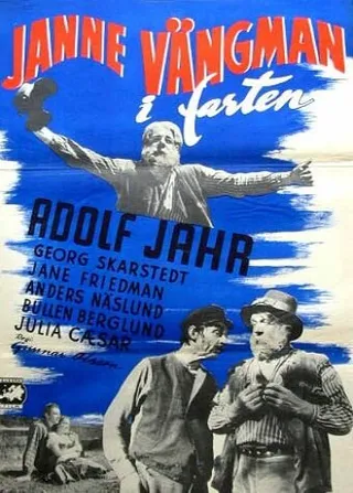 Постер Janne Vängman i farten (1952)