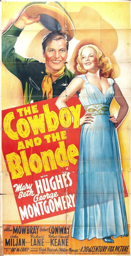 Постер фильма The Cowboy and the Blonde
