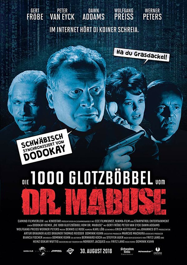 Постер фильма Die 1000 Glotzböbbel vom Dr. Mabuse