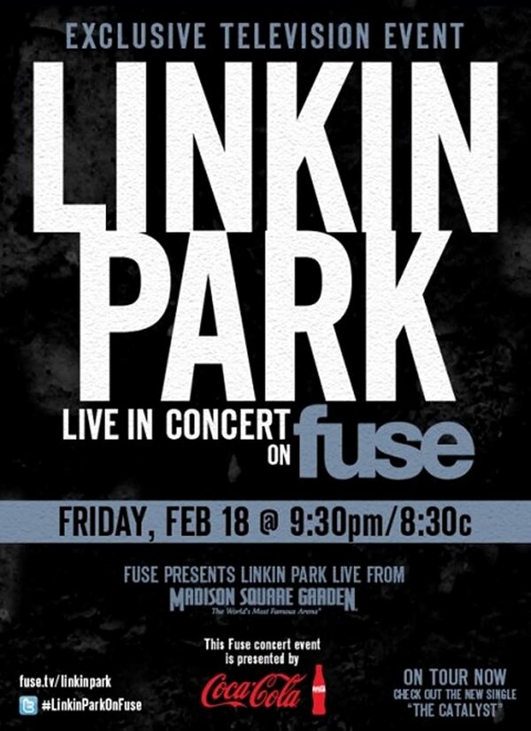 Постер фильма Fuse Present: Linkin Park Live at MSG