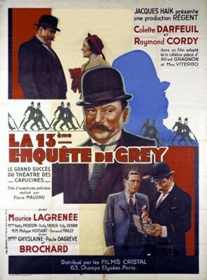 Постер La treizième enquête de Grey (1937)